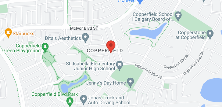 map of 126 Copperfield Manor SE